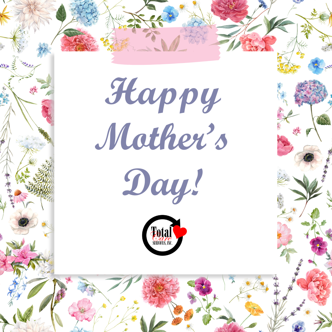 Happy Mother's Day floral card.